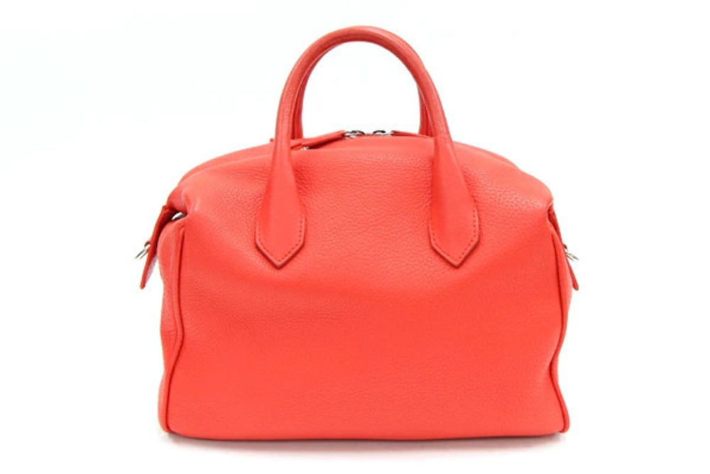 Balenciaga Boston Crossbody Bag Leather Shoulder Infanta handbag Red